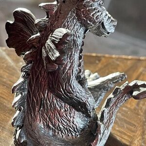 Silver Dragon Figurine